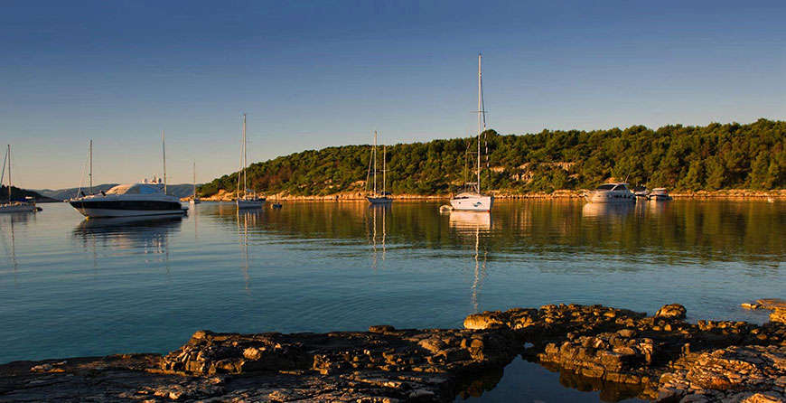 Lucice bay - A perfect shelter for bareboat yacht rental!