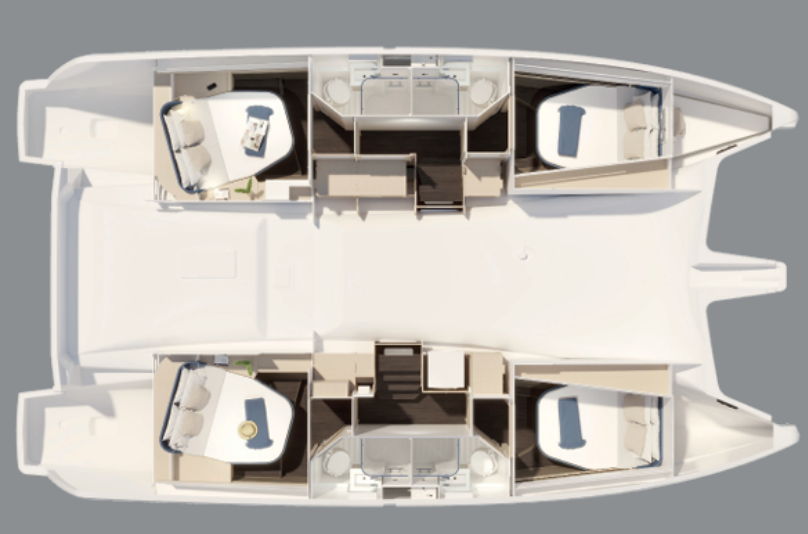 Fountaine Pajot New 44 Quatuor ELECTRIC MANATEE 