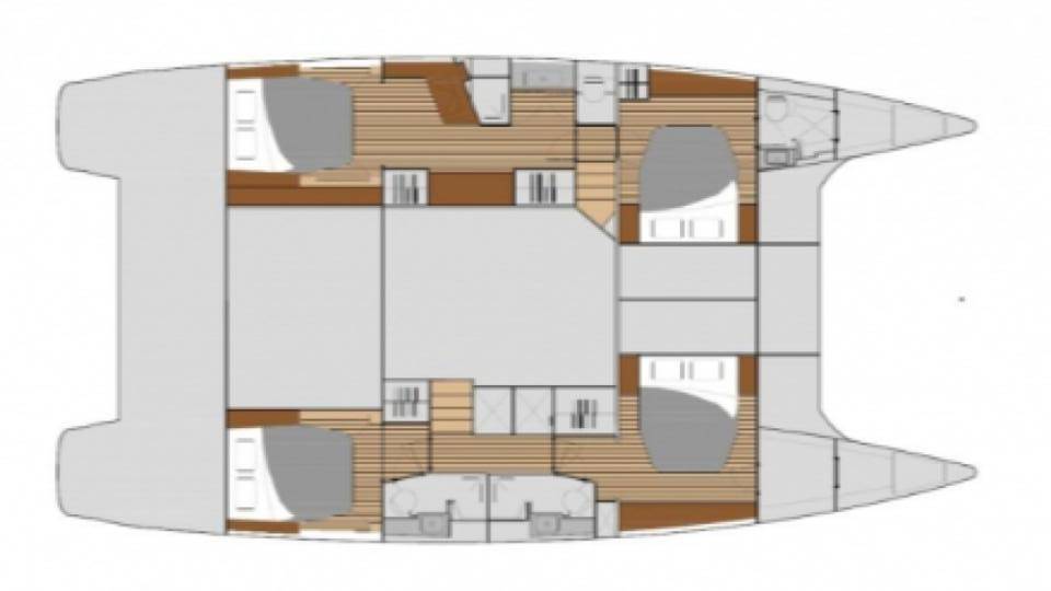 Fountaine Pajot Saba 50 Franco Nero