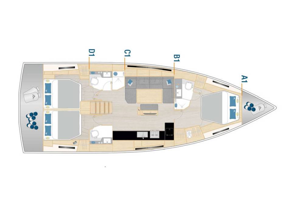 Hanse 460 Sailaway - OW