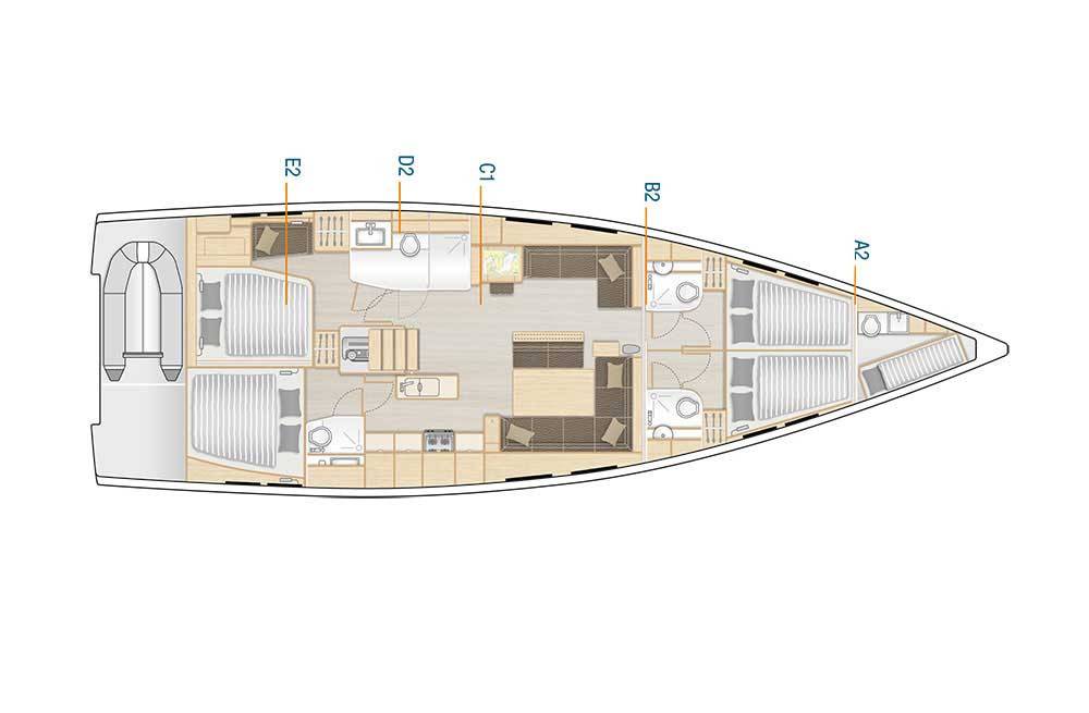 Hanse 548 Lady Ardea