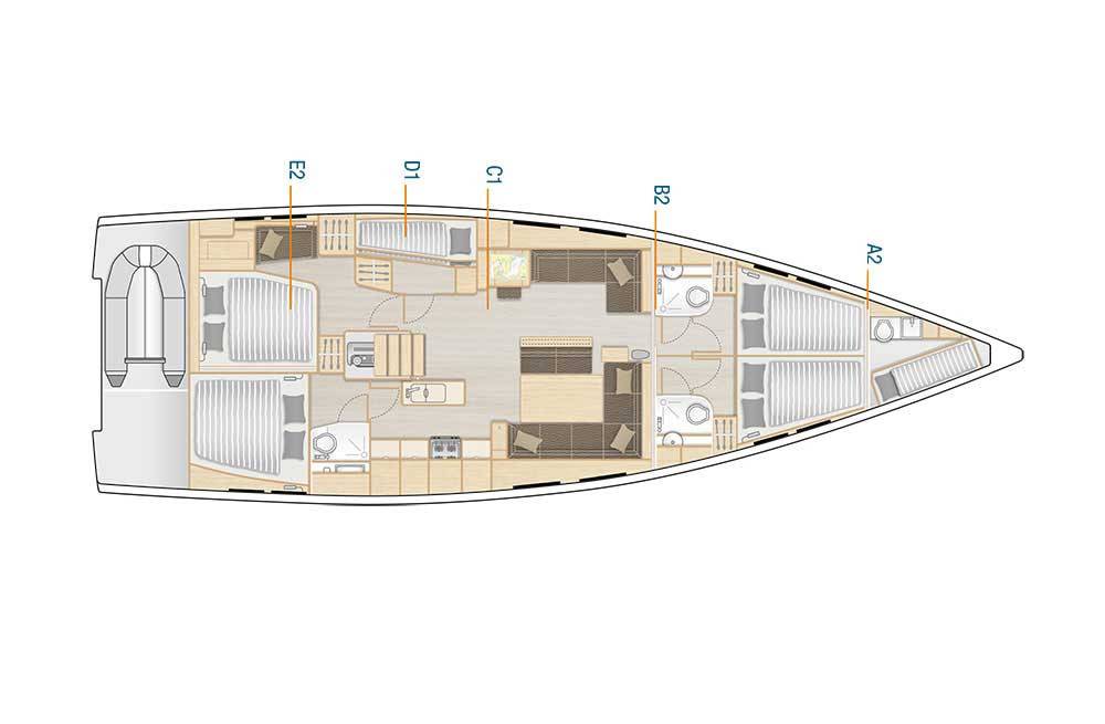 Hanse 548 Adele