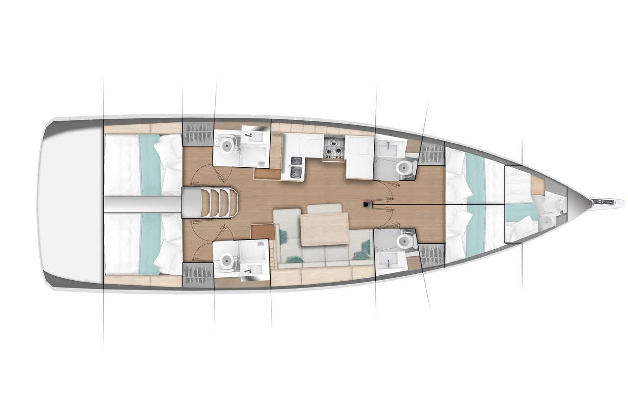 Sun Odyssey 490 Geri