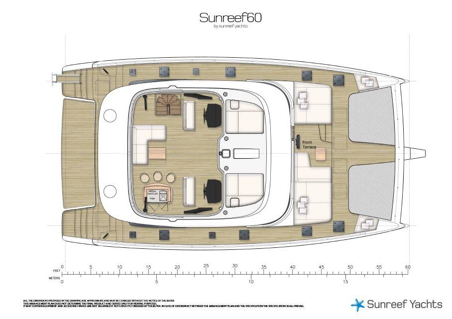 Sunreef 60 Dessus